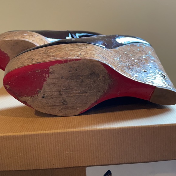 Christian Louboutin platform cork shoes - Picture 5 of 7